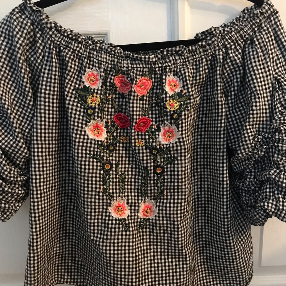 Blue rain woman’s top